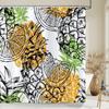 1 pc Fresh Lemon Fruit pattern Shower Curtains Bathroom Polyester Bath Curtains Printing Shower Curtain Decor With Hooks Curtain