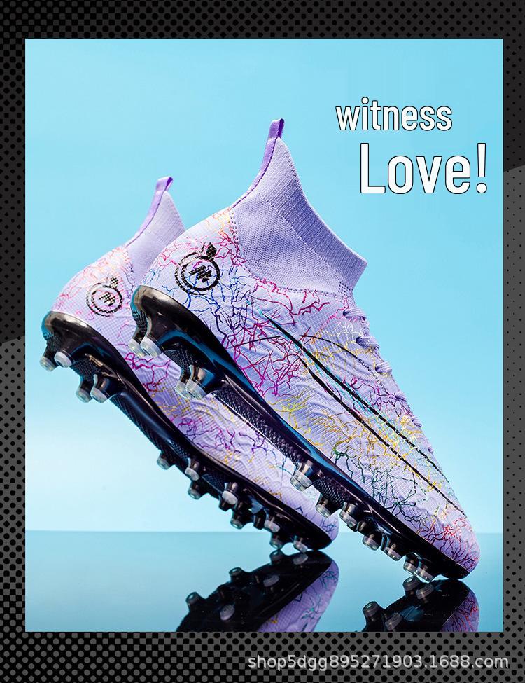 Authentic High-Top Soccer Shoes for Adults & Kids - Assassin 14 Turf Outdoor Sports