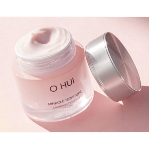 O HUI Miracle Moisture Ceramide Boosting Cream 60ml + Miracle Moisture Miniature Basiskosmetik 3-teiliges Set
