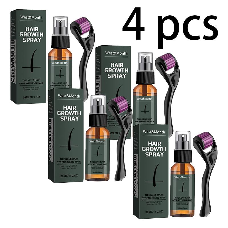 West&Month Bartspray-Set Feuchtigkeitsspray Bartpflege Förderung des Bartwachstums Verdickungsfluid