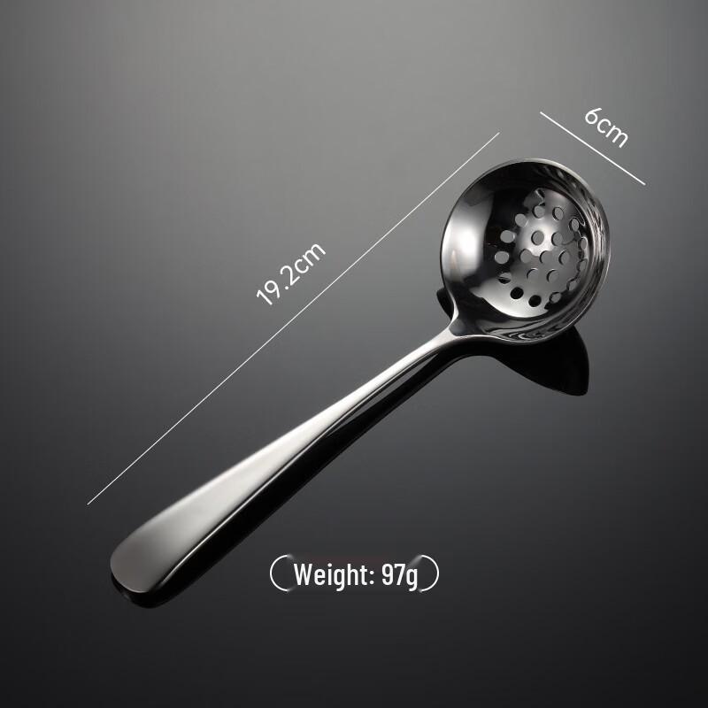 

Qianxing 304 Stainless Steel Slotted & Soup Spoon Set