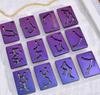 Silicone Zodiacs Keychain Pendant Mold 8 Unique Designs For Handmade Necklace Charm And Artistic Creation