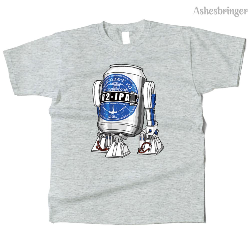 

Mens Cotton R2-IPA Graphic T Shirt Street Casual Style Tee for Men and Women 4XL