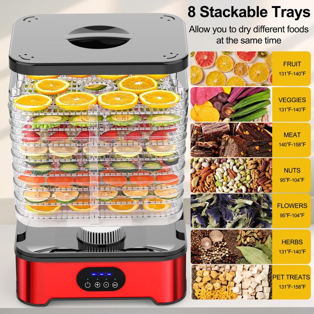 2025 Intelligent Large-Capacity Multifunctional Food Dehydrator for Fruits and Vegetables