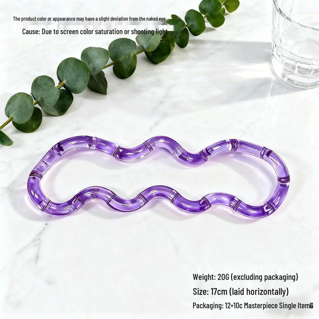 Twist & Lock Temperature-Sensitive Color-Changing Crystal Stress Relief Rope Toy