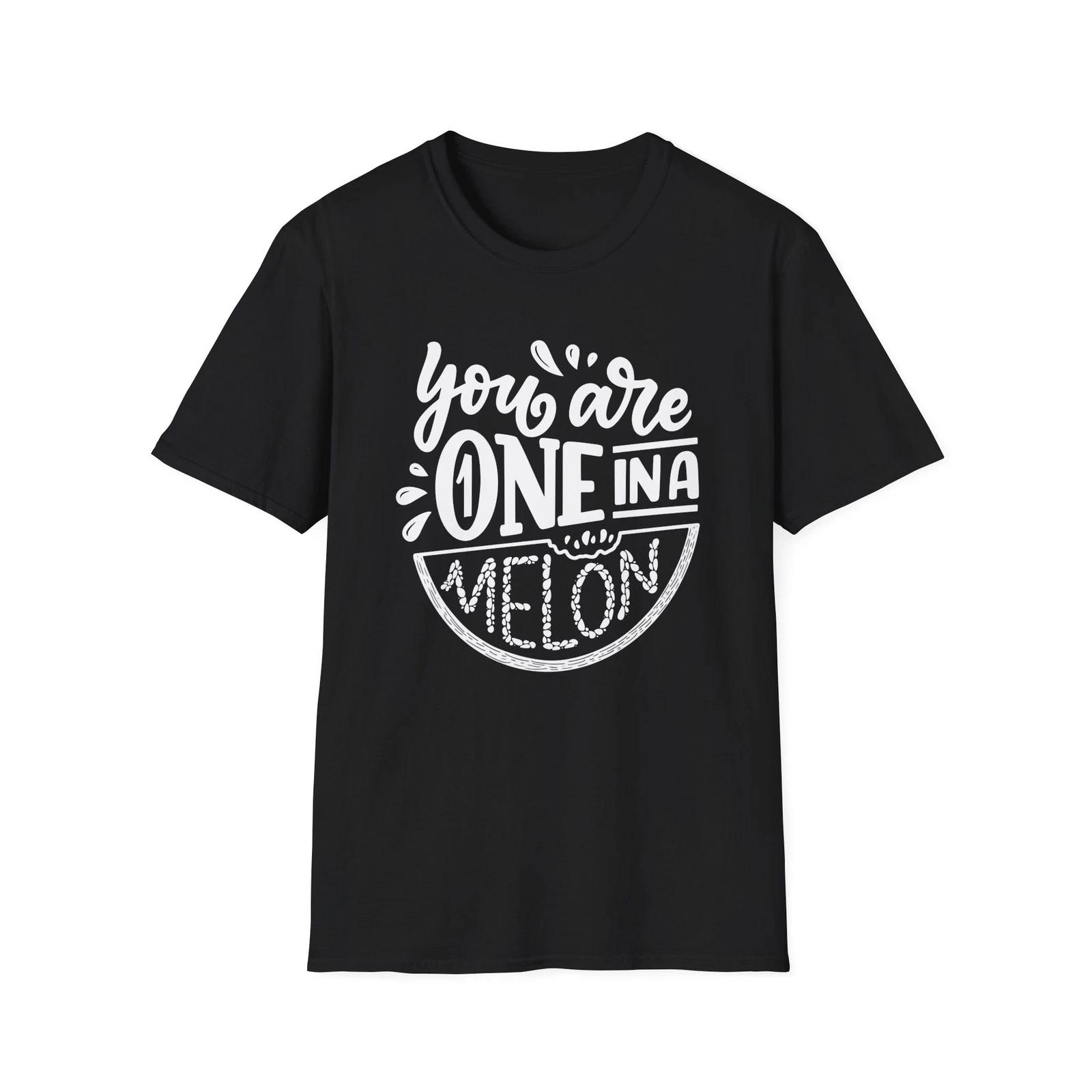 One in a Melon T-Shirt, Funny Gift, Summer Style, Unisex Tee, Birthday XL