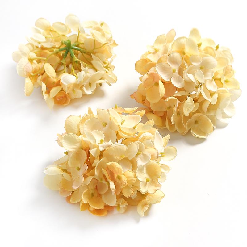 Silk Hydrangea Flowers for DIY Headwear & Wedding Decor