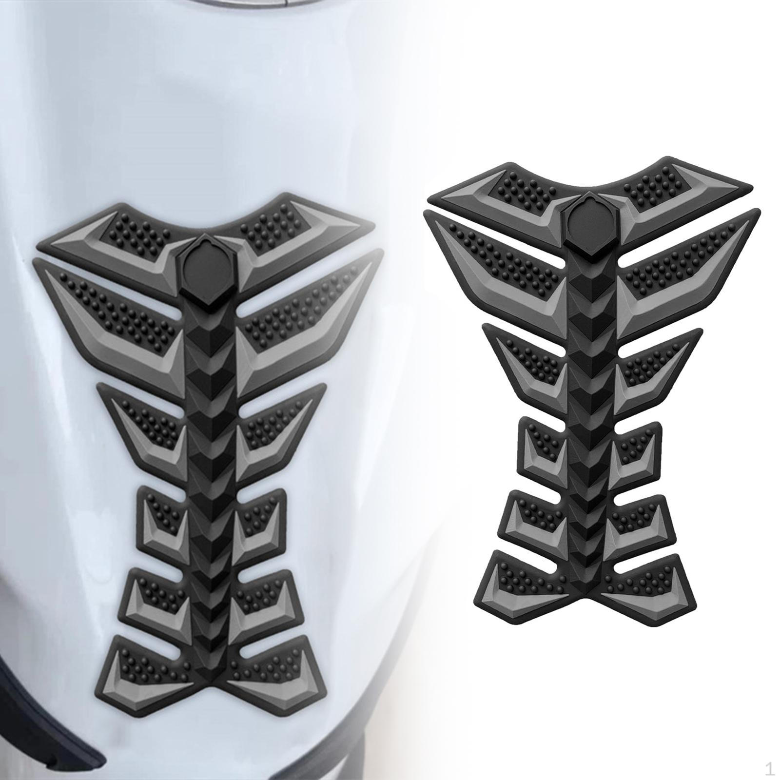 

3D наклейка на топливный бак мотоцикла серый