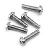 Nickel-Plated Cross Pan Head Machine Screw with Washer (M2-M6)