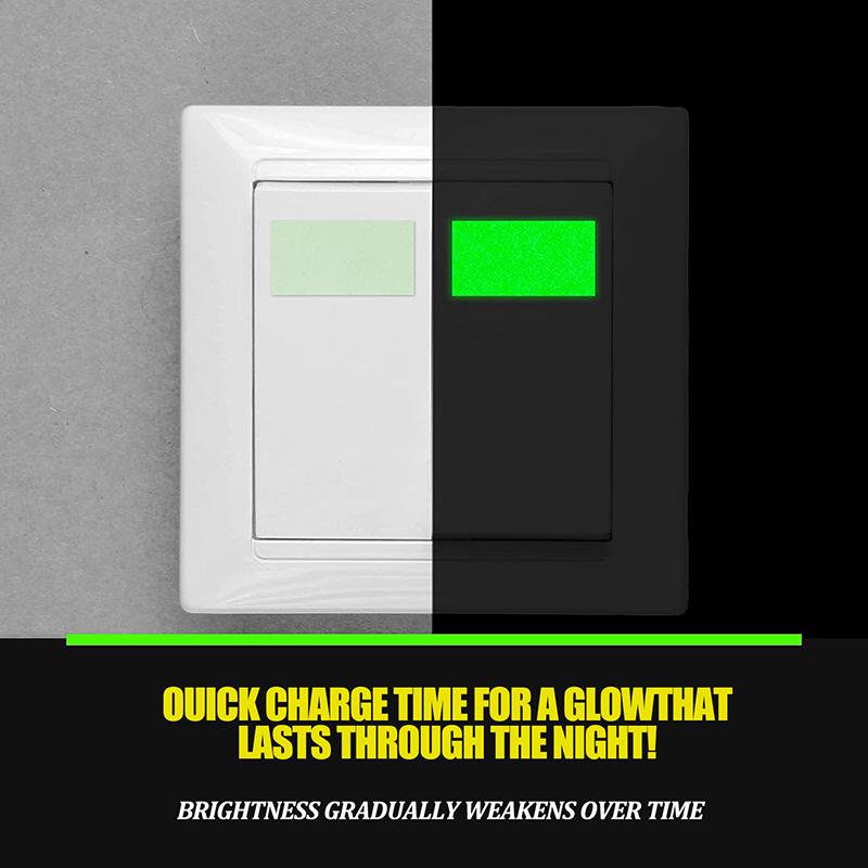 3M/5M Selbstklebendes Leuchtband Nachtsicht Leuchtsticker DIY Heimdekoration Warnung Fluoreszierende Sicherheitsbänder für Party