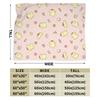 Pink Pom Pom Purin Cartoon Blanket  Flannel Awesome Warm Throw Blanket for Bed Sofa Spring/Autumn,