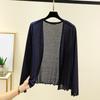 Women's Loose And Comfortable Long Sleeve Short Cardigan Vest Lightweight Outerwear