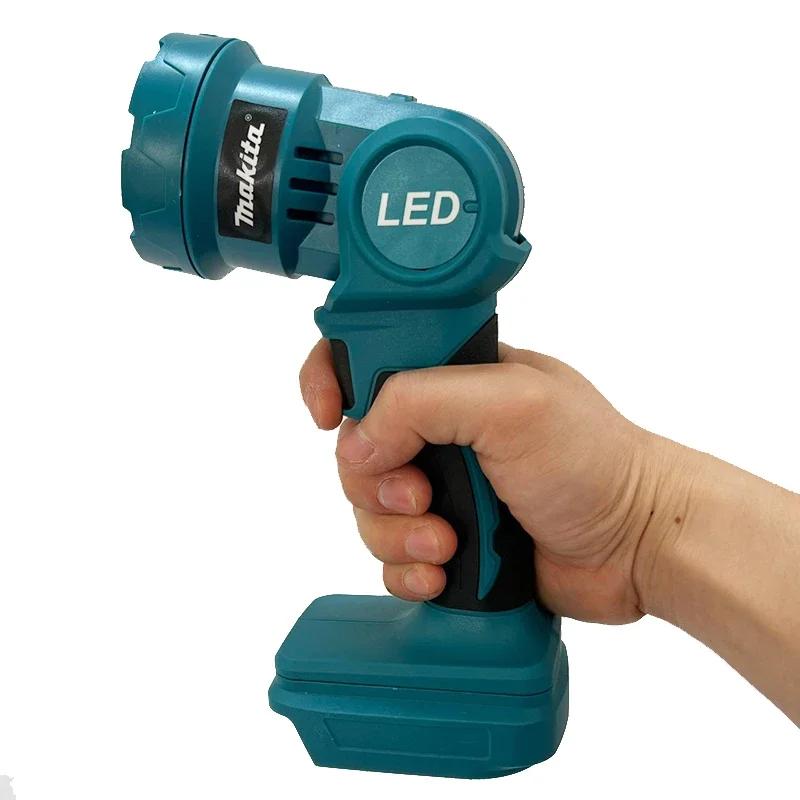 Makita Cordless LED Work Light Rechargeable Flashlight Power Tools Indoor Outdoors Night Searchlight Tool For 18V  Battery