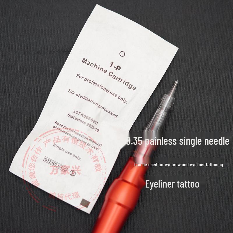 Microblading Instrument with Special Needle for Eyebrow and Lip Tattoo - No Numbing Cream Needed