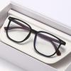 Classic Retro Large Square Frame Myopia Glasses Wood Grain Anti-blue Light Short Sight Glasses Trendy Minus Diopter Eyeglasses