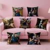 Classical RRaffaello Santi Cushion Cover Pillow Case Ultra Soft Skin Friendly Fabric Cloud Like Comfort  Concealed Zipper