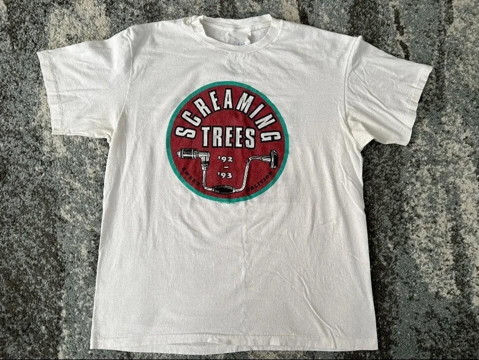 

1992 1993 Screaming Trees Concert Tour Reprinted T Shirt Full Size S-XL FH796 Unisex T-Shirt XL