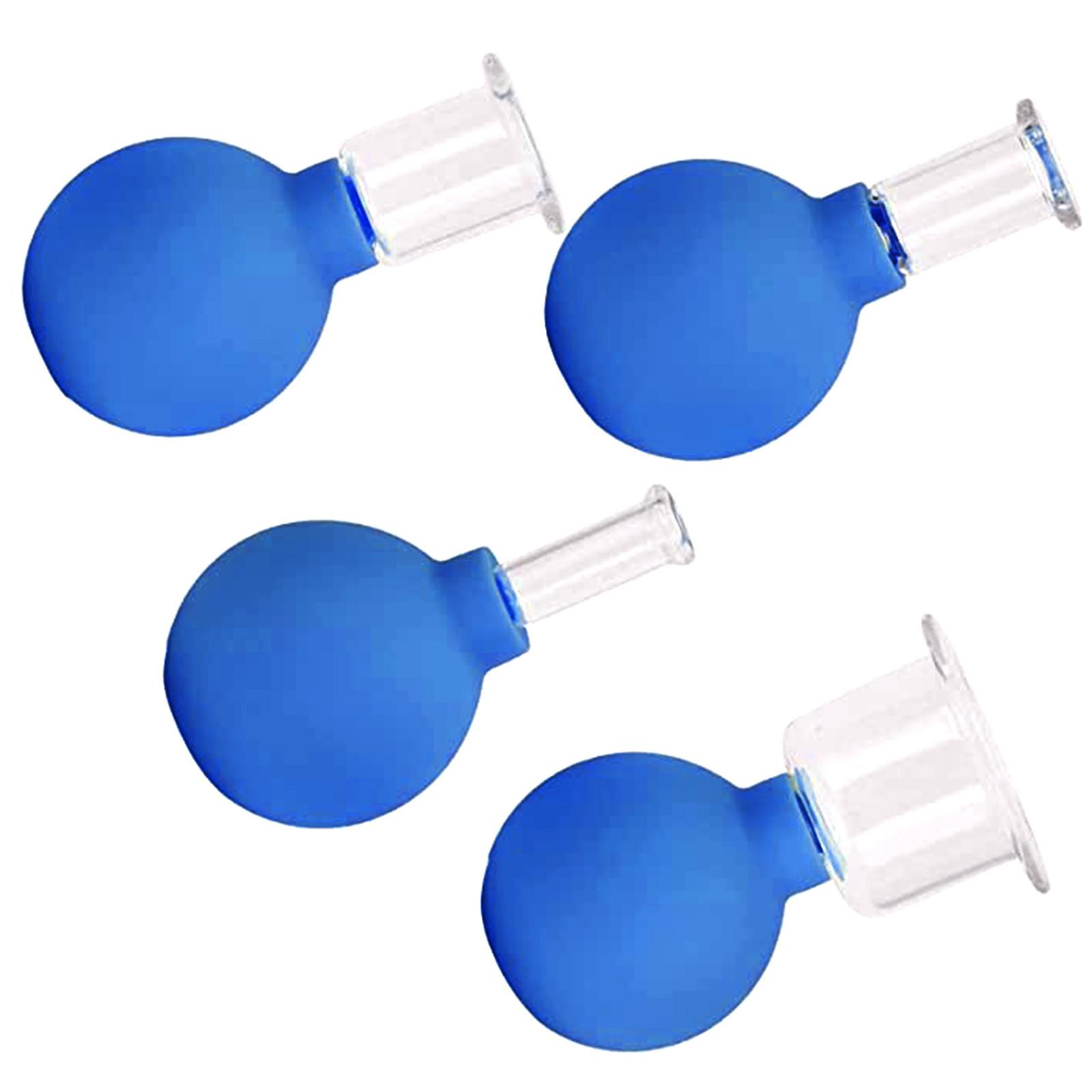 

Баночное, массажное, сферическое лицо, вакуумно-гигроскопическое устройство для глаз, бытовое расслабляющее и активирующее устройство для переноски банок из ПВХ One Size синий