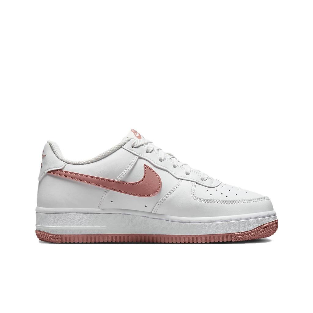 New Nike Air Force 1 Low Summit White Red Stardust GS DV7762-102