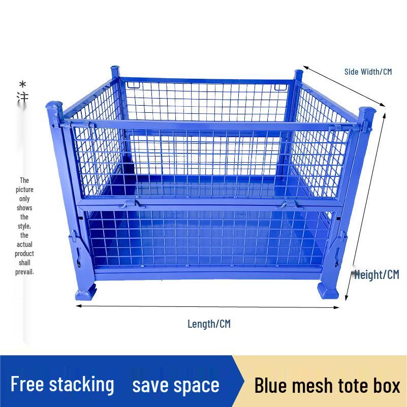 Foldable Heavy-Duty Steel Industrial Box