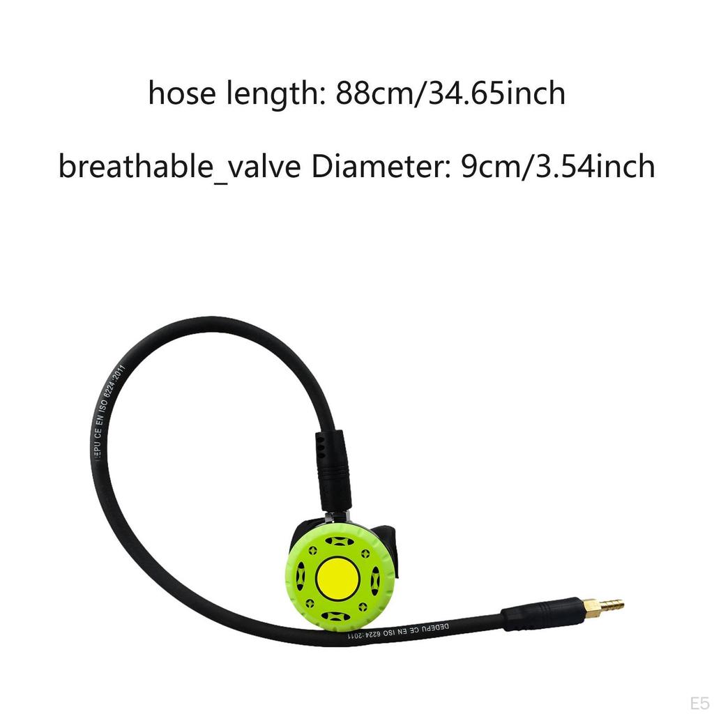 2nd Stage Scuba Regulator with Silicone Mouthpiece, Replacement Accessory