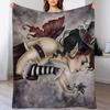 Fae Risque Throw Blanket Outdoor Soft Blanket for Picnic Beach Camping
