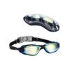 Children's Professional Racing Swim Goggles Flat Lens Waterproof Anti-Fog Swimming Glasses for Competitive Training and Recreational Use