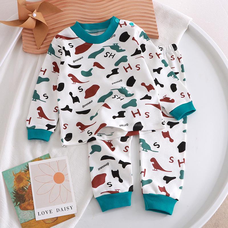 Pure Cotton Baby Boys' Autumn Trousers and Underwear Set