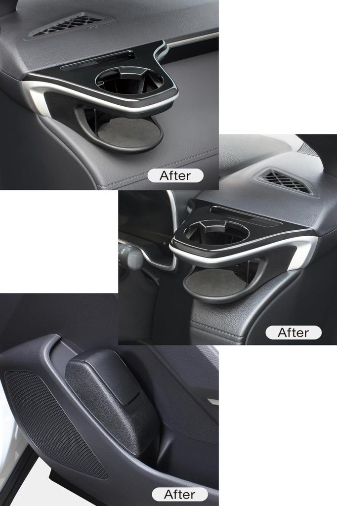 Tsuchiya Yac Drink Can Set for Driver and Passenger Compatible with Toyota Corolla Cross Vehicle-Specific Holder/Trash Seats, (SY-CO5, SY-CO6, SY-CO7)