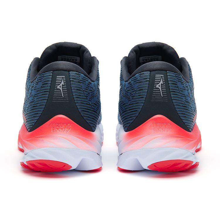 Mizuno Wave Rider 26 Lightweight Durable Low-Top Running Shoes Men Sneakers Gray Blue J1GC220351