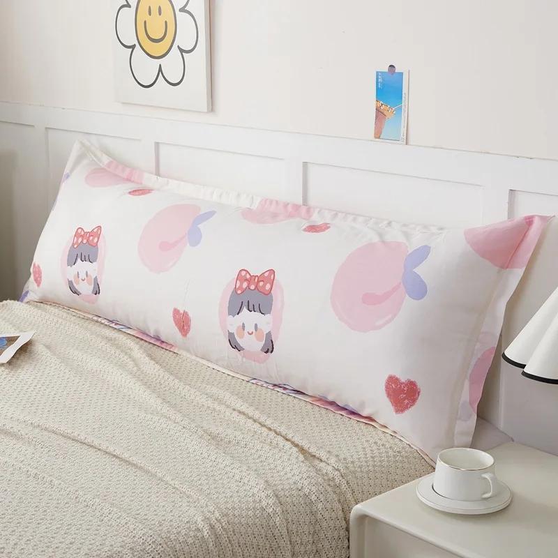 Bedding Pillow Covers Cartoon Dinosaur Body Pillow Cover for Boys Girls Cotton Long Pillowcase Decorative Cushion for Bedroom