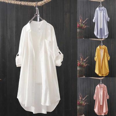 Cardigan ample et décontracté pour femmes, couleur unie, haut chemisier extérieur fin