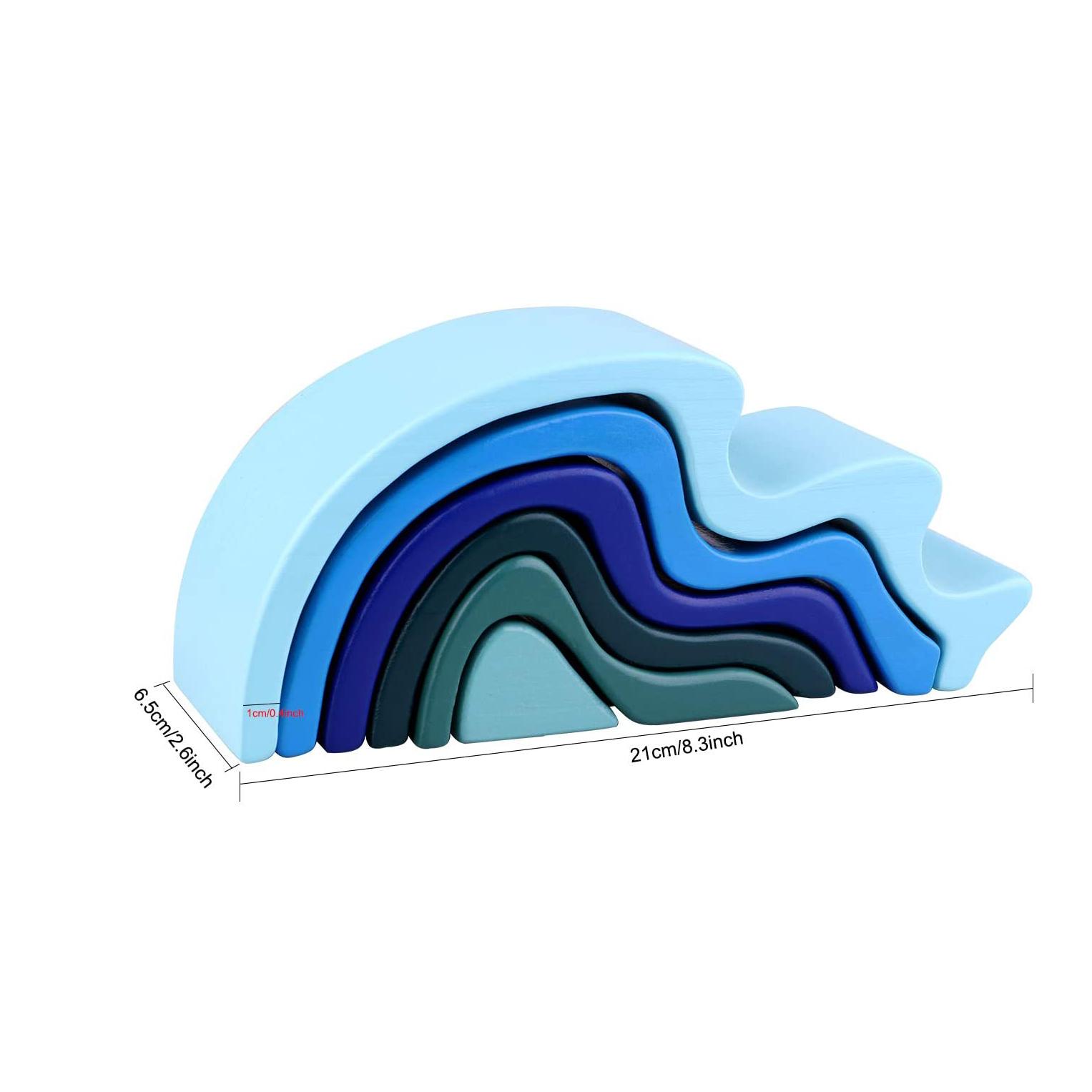 Деревянный Радужный штабелер — фото 2