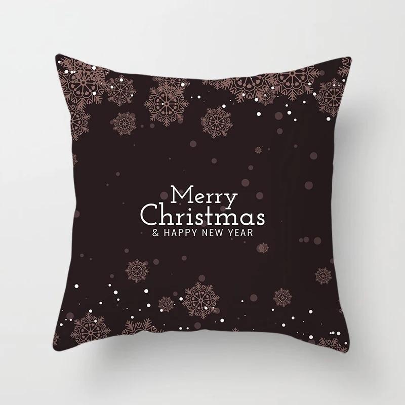 Świąteczne poszewki na poduszki z nadrukiem Świąteczne poszewki na poduszki dekoracyjne do domu Poszewki na poduszki świąteczne