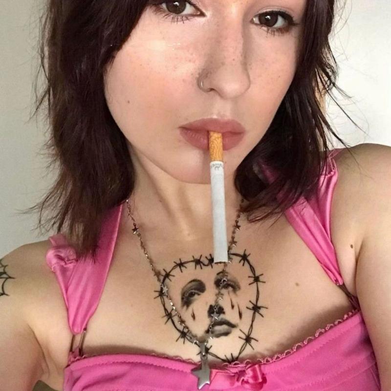 High Sense Five-pointed Star Necklace Female Temperament Collarbone Chain Korean Student Clavicle Chain Simple Jewelry