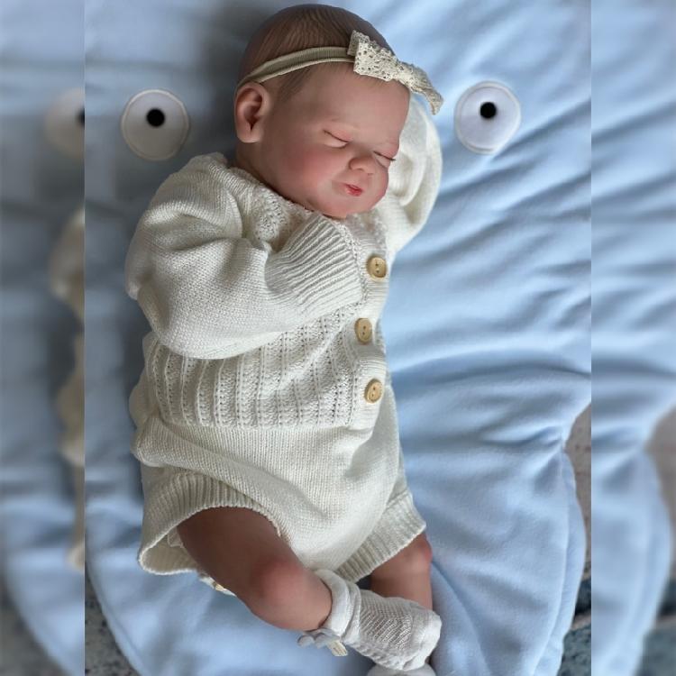 18Inch Reborns Baby Newborn Sleeping Doll Realistic Cute Doll with Clothes