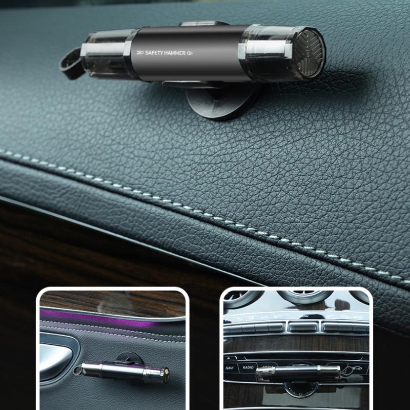 Car Window Breaker Plus Seat Belt Cutting Knife 2-in-1 Safety Hammer Multifunctional Window Breaker Car Escape Hammer