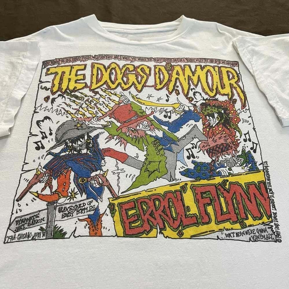 Dogs D Amour Band White Cotton Full Size S-4XL T-Shirt S