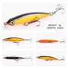 Esca rigida a matita sommersa da pesca 5,3 cm/3 g con blocco di piombo