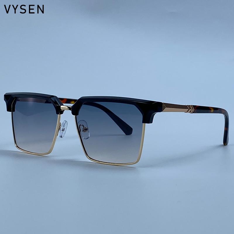 2026 Luxury Oversized Square Sunglasses Men Y2K Punk Designer Futuristic Vintage Outdoor Shades Driving For Male Goggles Eyewear