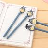 Pen 4pcs  Party Black Ink Gel Pen Cute Stationery Office  Christmas Gifts