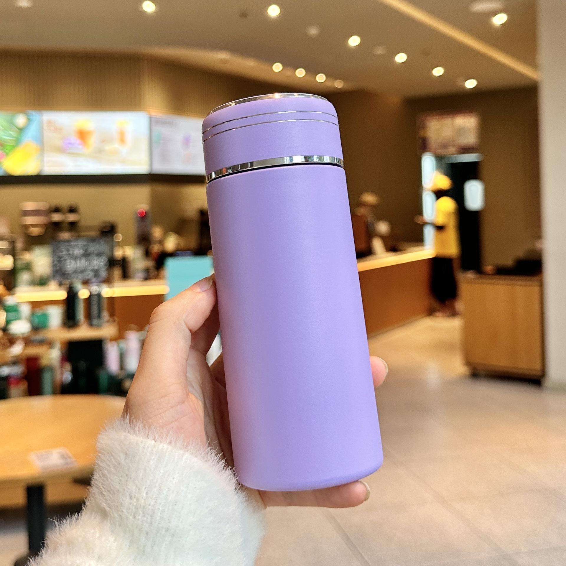 

Fashionable thermal mug for women, 316 stainless steel, mini pocket water cup, high-value, compact and portable cup 220ml фіолетовий