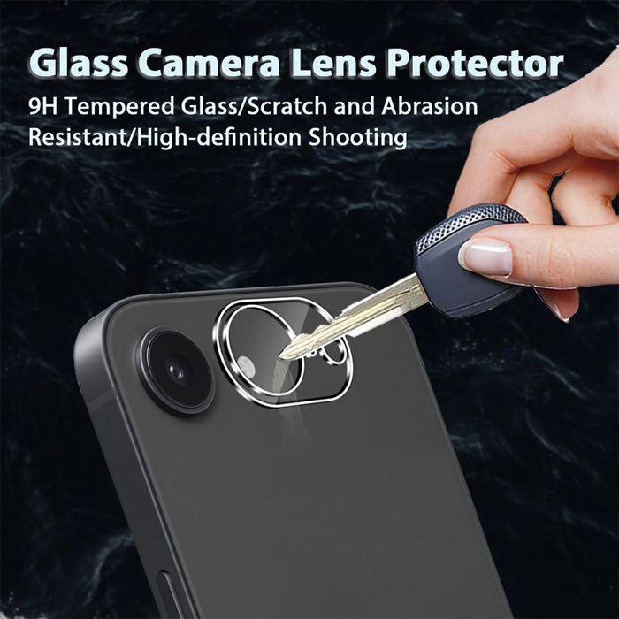 Film de protection - pour iPhone 16e - Verre trempé - Anti-rayures - Antichoc - Transparent - Lot de 3