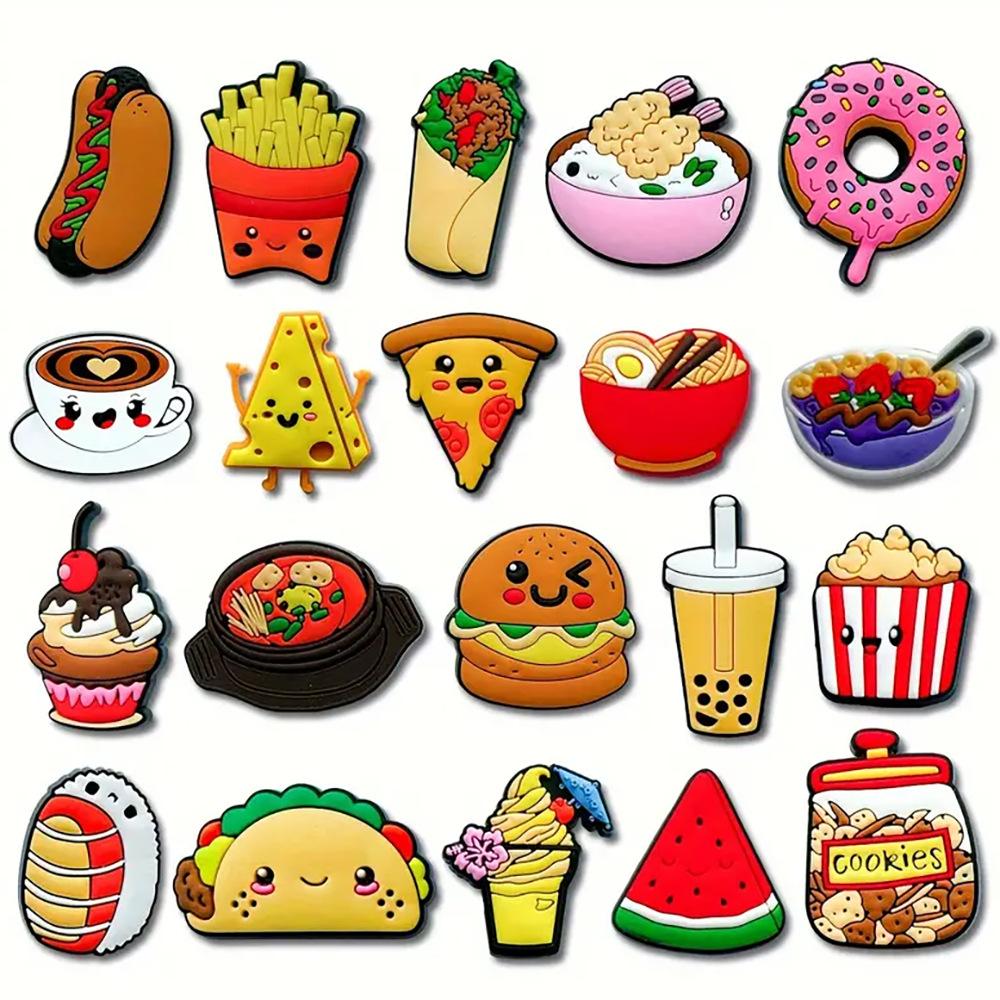 Shoe Charms for Clogs Soft PVC Removable Shoe Decoration DIY Personality Jibbitz Accessories