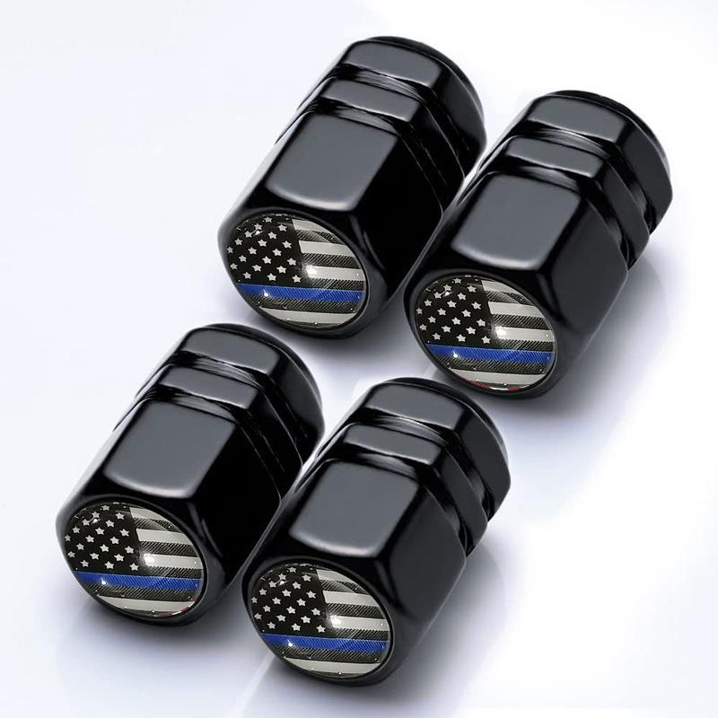 Reifenkappen Personalisierte Ventilkappen Edelstahl Luftkappen 4er-Pack