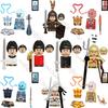 Chinese Ancient Military General Armor Soldier Figures Building Block Tang Dynasty Li Bai Heavenly Kings Mythical MOC Bricks Toy