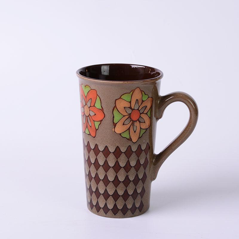 

Креативная керамическая кружка с ручкой Креативные кофейные кружки Молочные чашки для завтрака Домашний офис Посуда для напитков