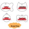 Laser-Engraved Stainless Steel Pet ID Tag for Dogs & Cats