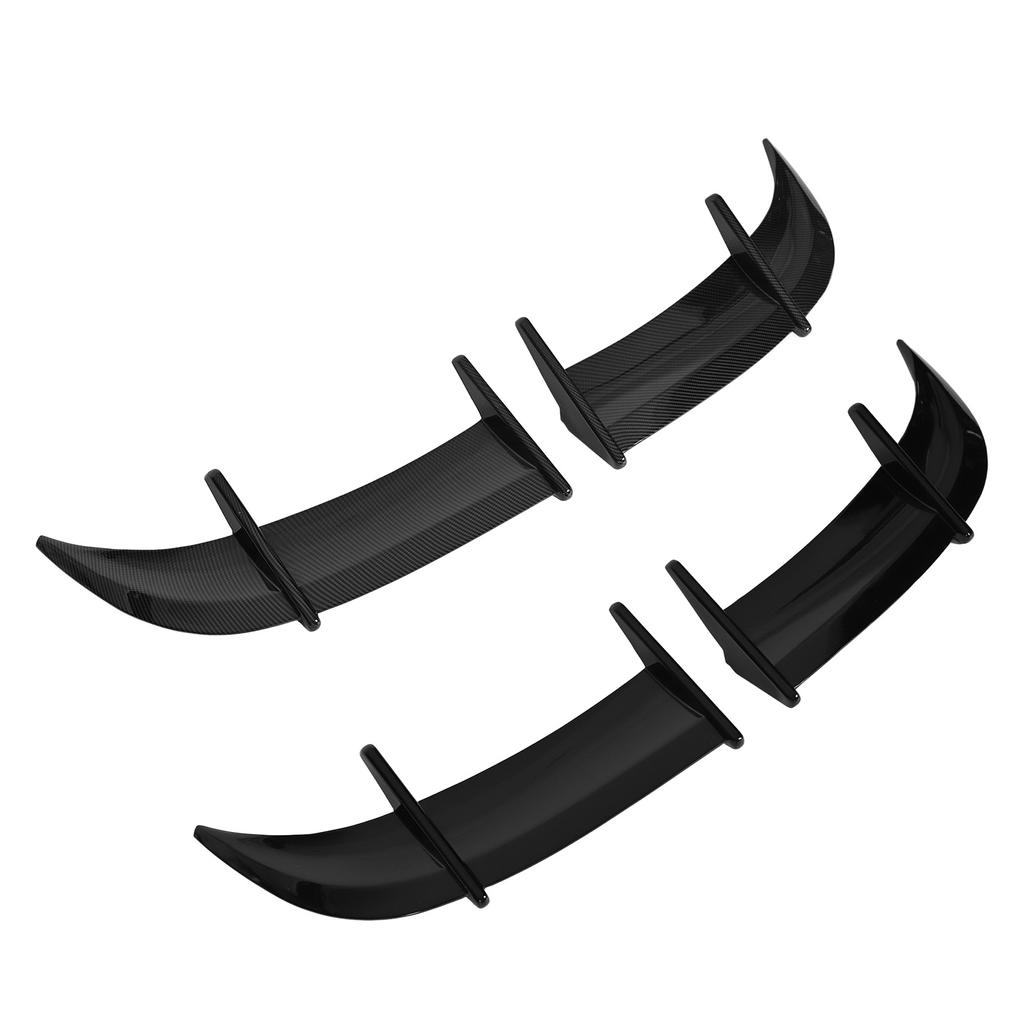 2Pcs Car Rear Trunk Spoiler AK Style Wind Pressure Reduction Tail Spoiler Lid Wing Fit for MK6 Models