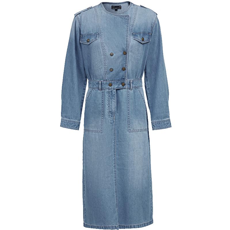 

VEROMODA Women s Lyocell Blend Denim Midi Dress L